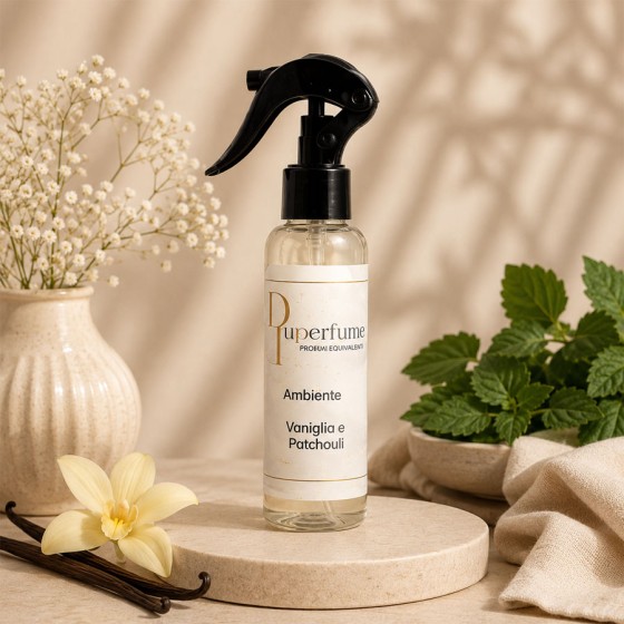 Profumo Ambiente Spray Vaniglia e Patchouli